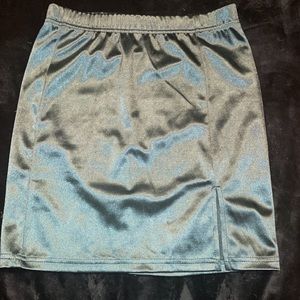 Green Mini Skirt